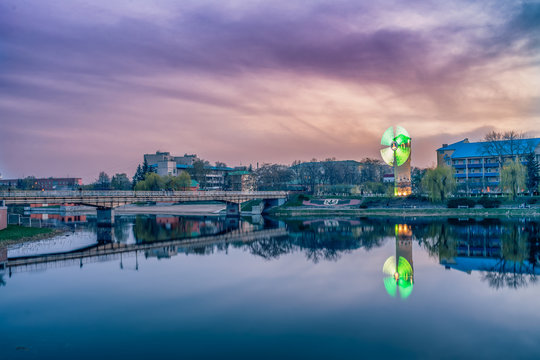 Myrhorod city became famous in world literature through a cycle of stories written by Nikolai Gogol in Russian and entitled Mirgorod 