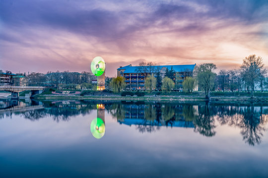 Myrhorod city became famous in world literature through a cycle of stories written by Nikolai Gogol in Russian and entitled Mirgorod 