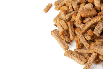 crumbs of bread croutons