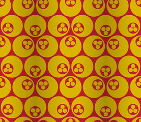 Traditional Ottoman Cintemani Seamless Pattern