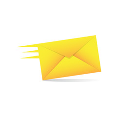 Speedy Mail Delivery Vector Illustration