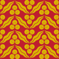 Traditional Ottoman Cintemani Seamless Pattern