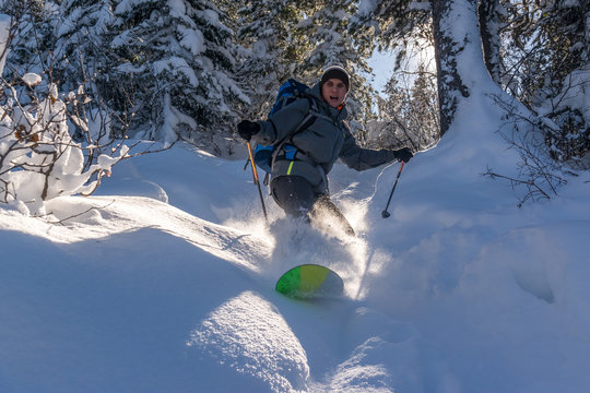 Freeride in Khamar-Daban mountains