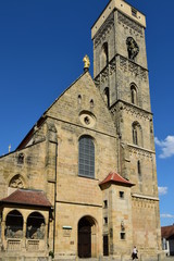 Fototapeta na wymiar View in the historical town of Bamberg, Bavaria, region Upper Franconia, Germany