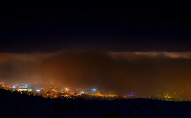 Obraz premium Şehri Saran Sis