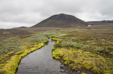 Scenic icelandic landscape
