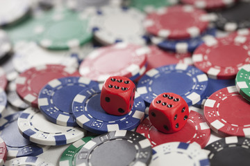 Gambling chip and Game dice