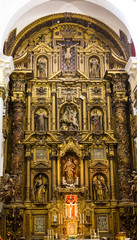 Fototapeta na wymiar Ornate Altar in Cadiz Church