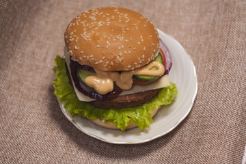  tasty burger background