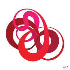 red-pink infinity abstract object