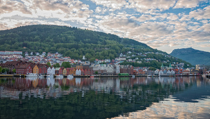 Bergen city, Norway.