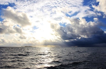 Ready for the storm, Ari Atoll, Maldives