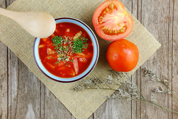 Tomato soup.