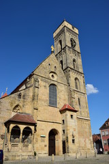 Fototapeta na wymiar Architectural detail in the historical town of Bamberg, Bavaria, region Upper Franconia, Germany