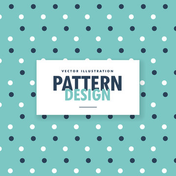 blue polka dots vector background