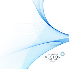 stylish abstract blue wavy background design