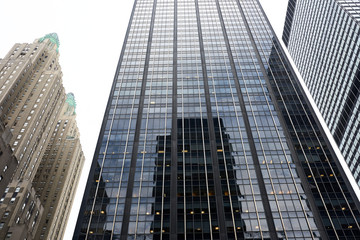 Manhattan office buildings exterior