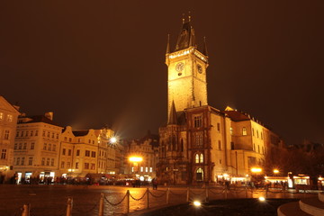 Fototapeta na wymiar Prag bei Nacht