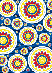 Cartoon Flower Pattern