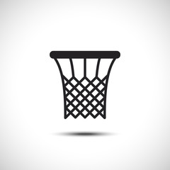 Basketball Icon. Basket Flat Vector Icon.