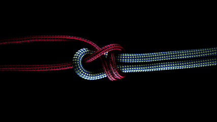 knots climbing sailing rope double sheet bend
