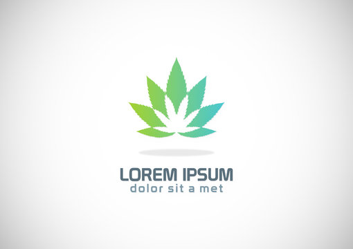 Cannabis Marijuana Leaf Logo