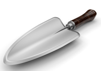 3D render illustration of a gardening tool.