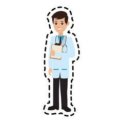 medical doctor icon image vector illustration design 
