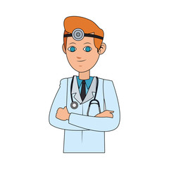medical doctor icon image vector illustration design 