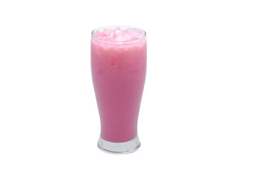 Pink milk ice.