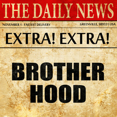 brotherhood, article text in newspaper