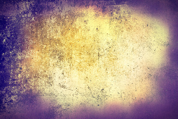 Purple orange  modern background based on texture of painted wall.
