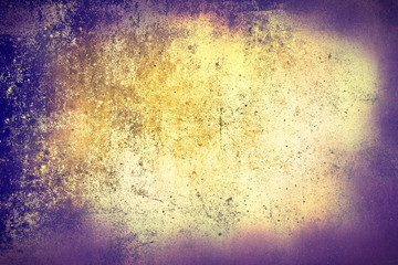 Purple orange  modern background based on texture of painted wall.