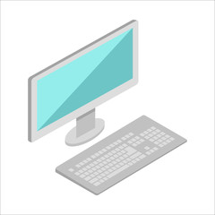 Fototapeta premium Computer Illustration in Isometric Projection.
