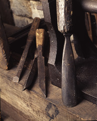 Outils du bois / Gouge / Ciseaux à bois / Charron