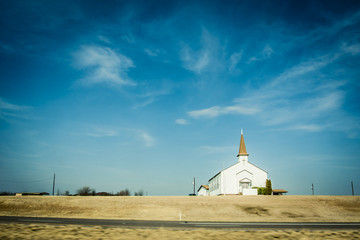 Small chapel in rural America