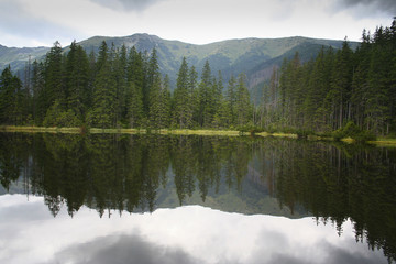 Smreczynski Pond in Tatra Mountains, Poland.