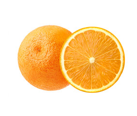 Ripe juicy orange. Beautiful citrus, southern fruit to set the mood.