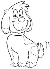 Niedlicher Freund Vektor-Illustration