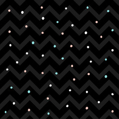 Soft circle on black seamless background. Grey, pink, blue circle