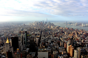 Fototapeta na wymiar Manhattan von oben
