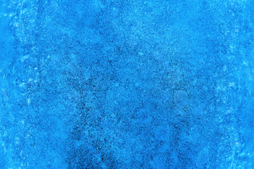 Fototapeta na wymiar Texture of blue ice surface