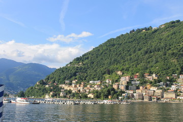 Fototapeta na wymiar Lac de Côme, Italie