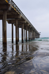 Sand Patterns by the Pier