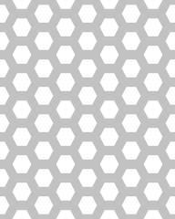 Honeycomb seamless pattern, vector illustration