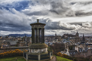 Obraz premium Edinburgh views from canton hill scotland
