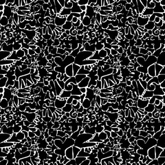 pattern astratto bianco e nero