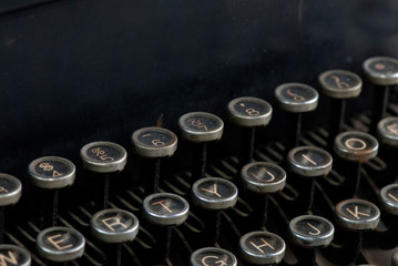 Old Typewriter Keys