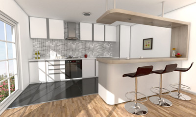 modern kitchen