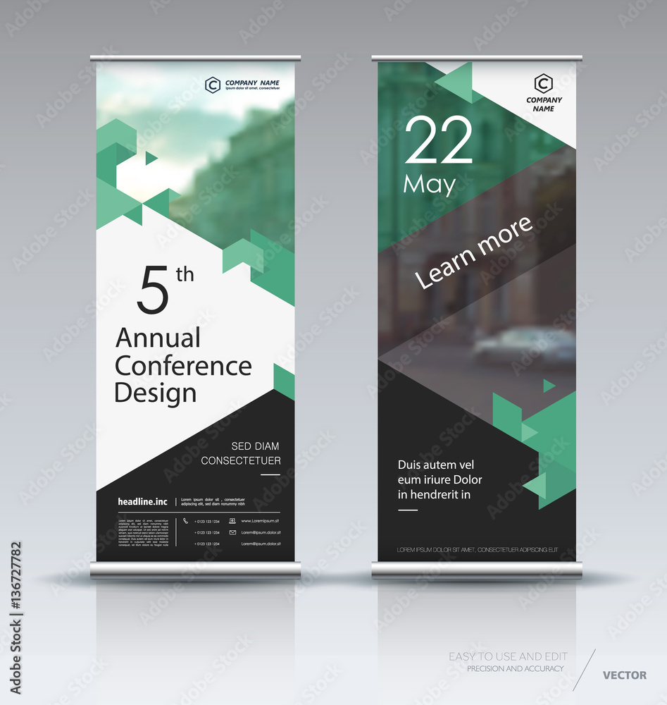 Canvas Prints roll up banner design